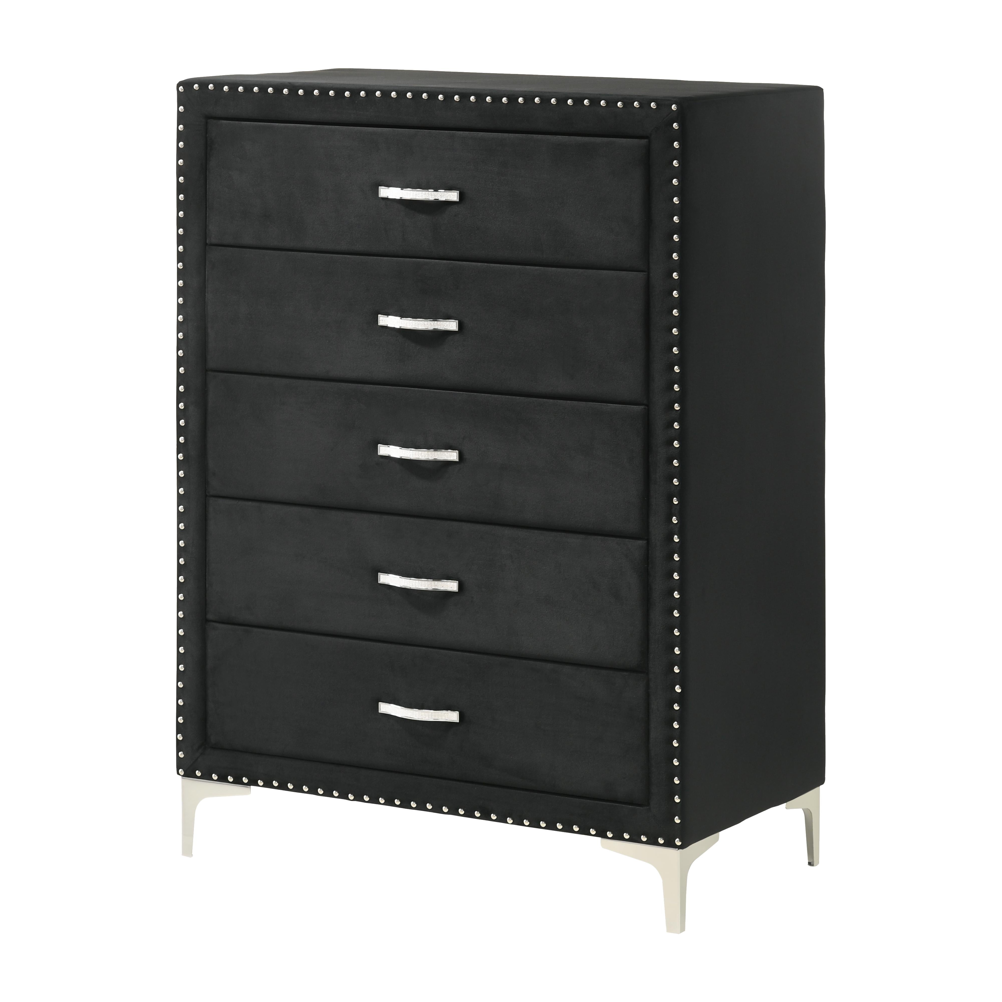 Crown Mark Lucinda B9265-4 Chest - Black IMAGE 1